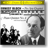 Ernest Bloch Quatuor á Cordes